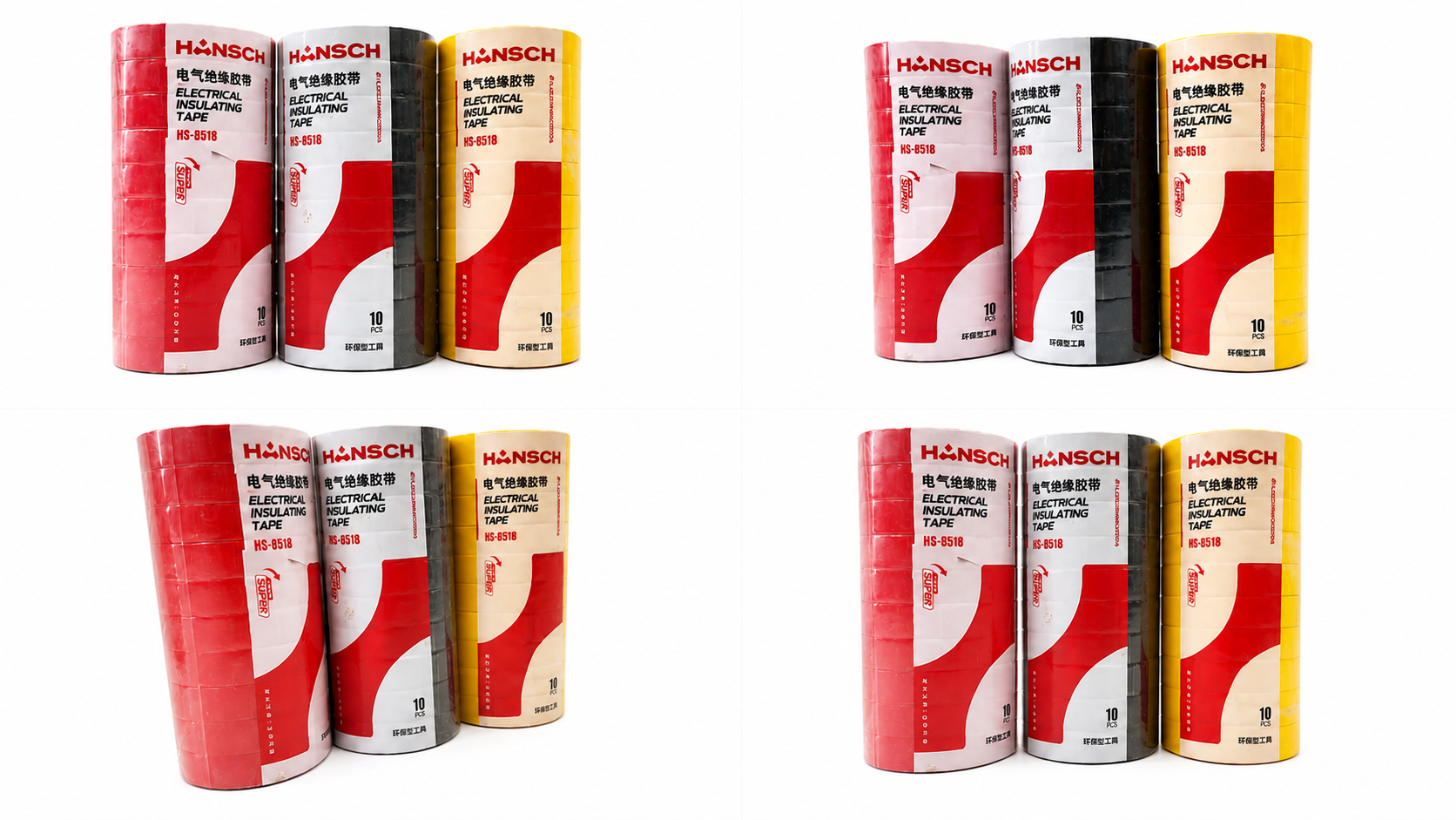 HÄNSCH HS-8518 Electrical Insulating Tape – 10 PCS Pack